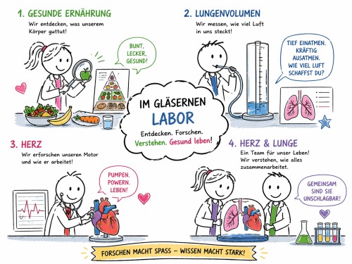 KI generiert Gläsernes Labor